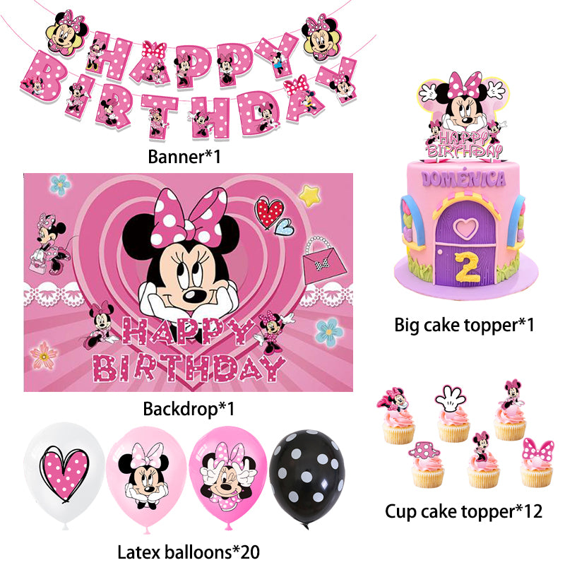 Minnie Mouse Birthday Party Decorations.