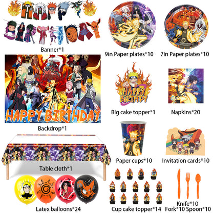 Naruto Birthday Party Supplies.