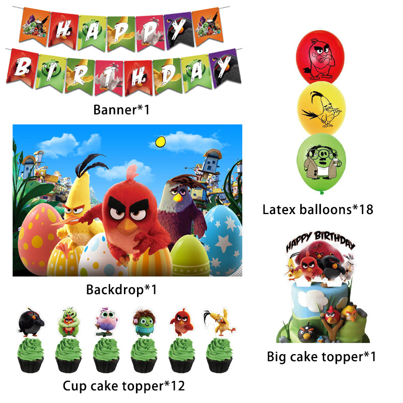 Angry Birds Birthday Party Decorations.