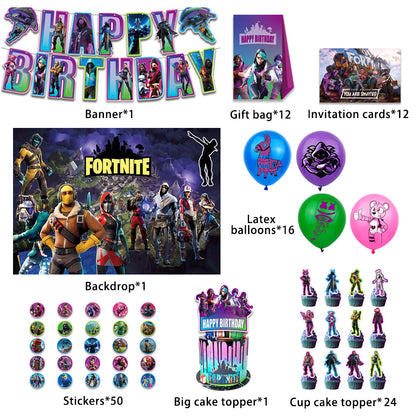 Fortnite Birthday Party Decorations.