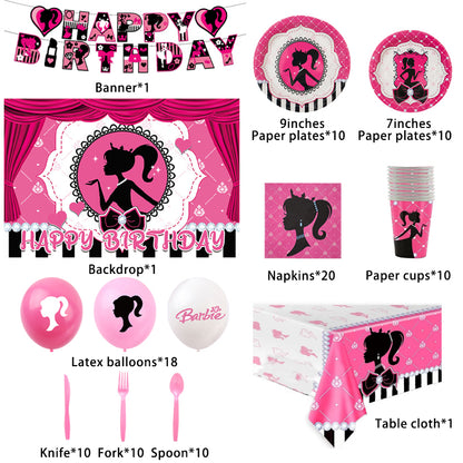 Barbie Birthday Party Supplies.