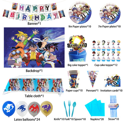 Beyblade Birthday Party Decorations New