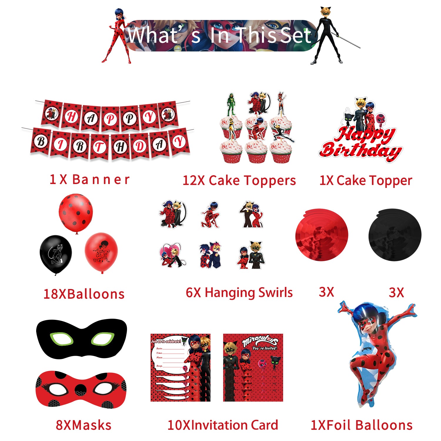 Ladybug Birthday Party Decorations 2.