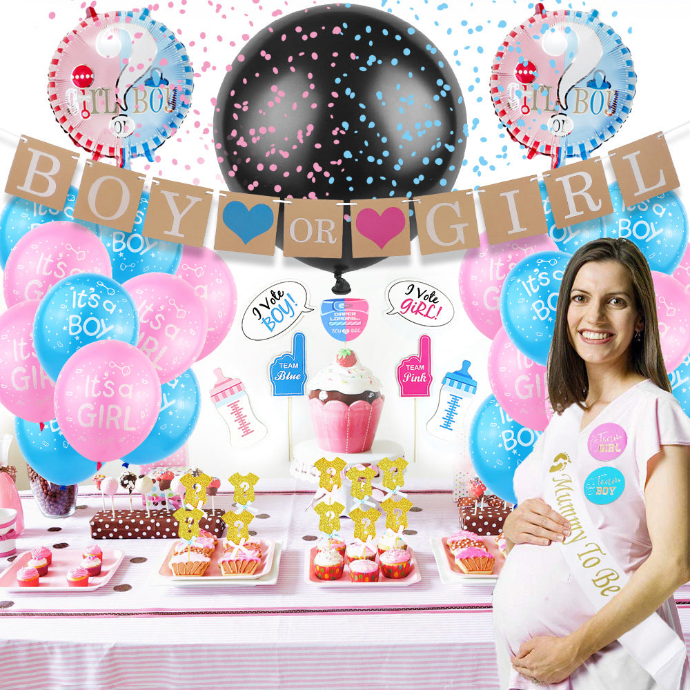 Gender Reveal Party Decorations.