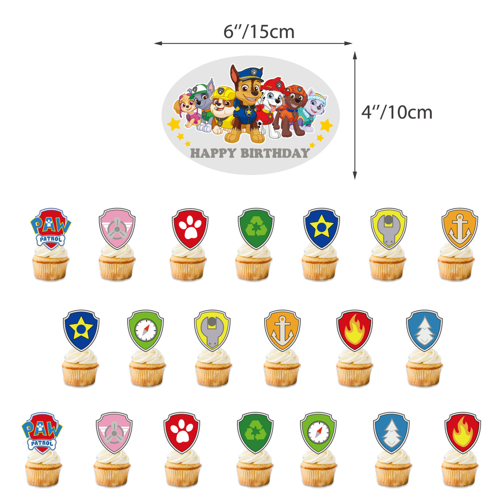 Paw Patrol Birthday Decorations.