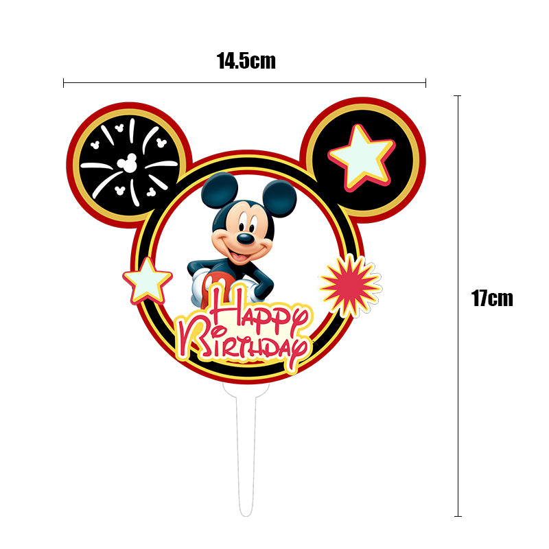 Minnie Mouse and Mickey Mouse Birthday Theme.