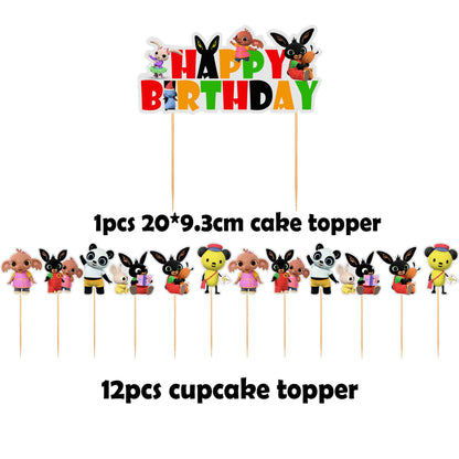 Bing Bunny Birthday Party Decorations