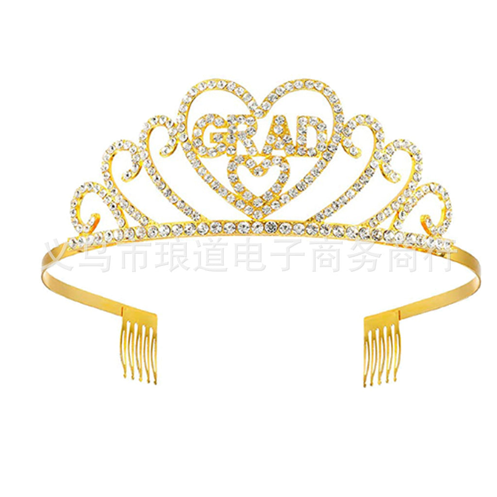 Graduation Crown Tiara and Graduated Sash (Princess).