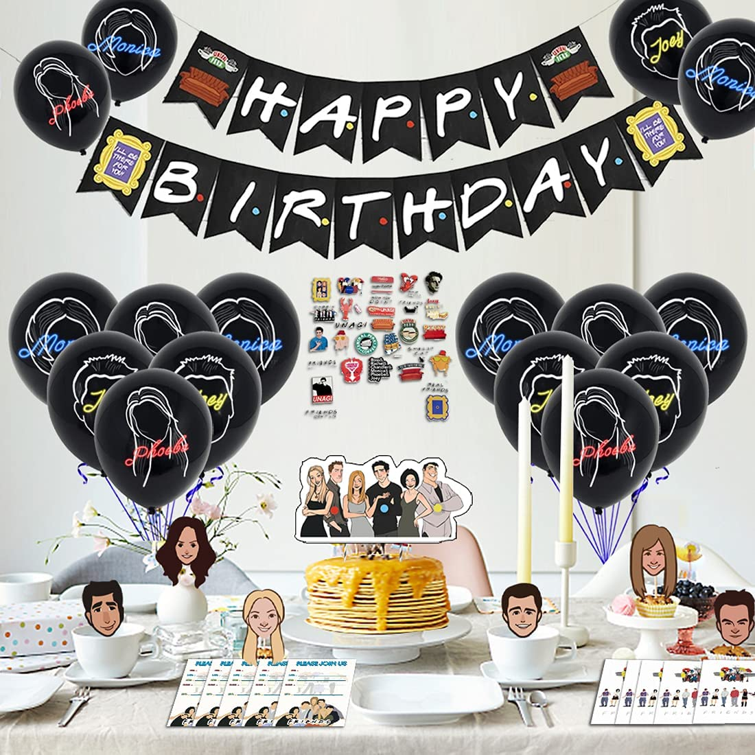 Friends TV Series Birthday Party Decorations