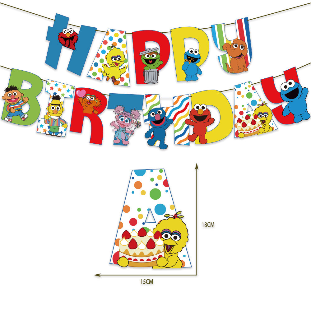 Sesame Street Birthday Decorations, Party Corner provides Sesame street birthday decorations in UAE, Saudia, Qatar, Bahrain, and Oman. Get birthday party balloons, and much more. Order now!, Party Supply Kits, Party Corner