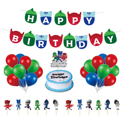 PJ Masks Superheroes Birthday Decorations.