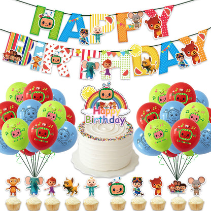 CocoMelon Birthday Decorations.