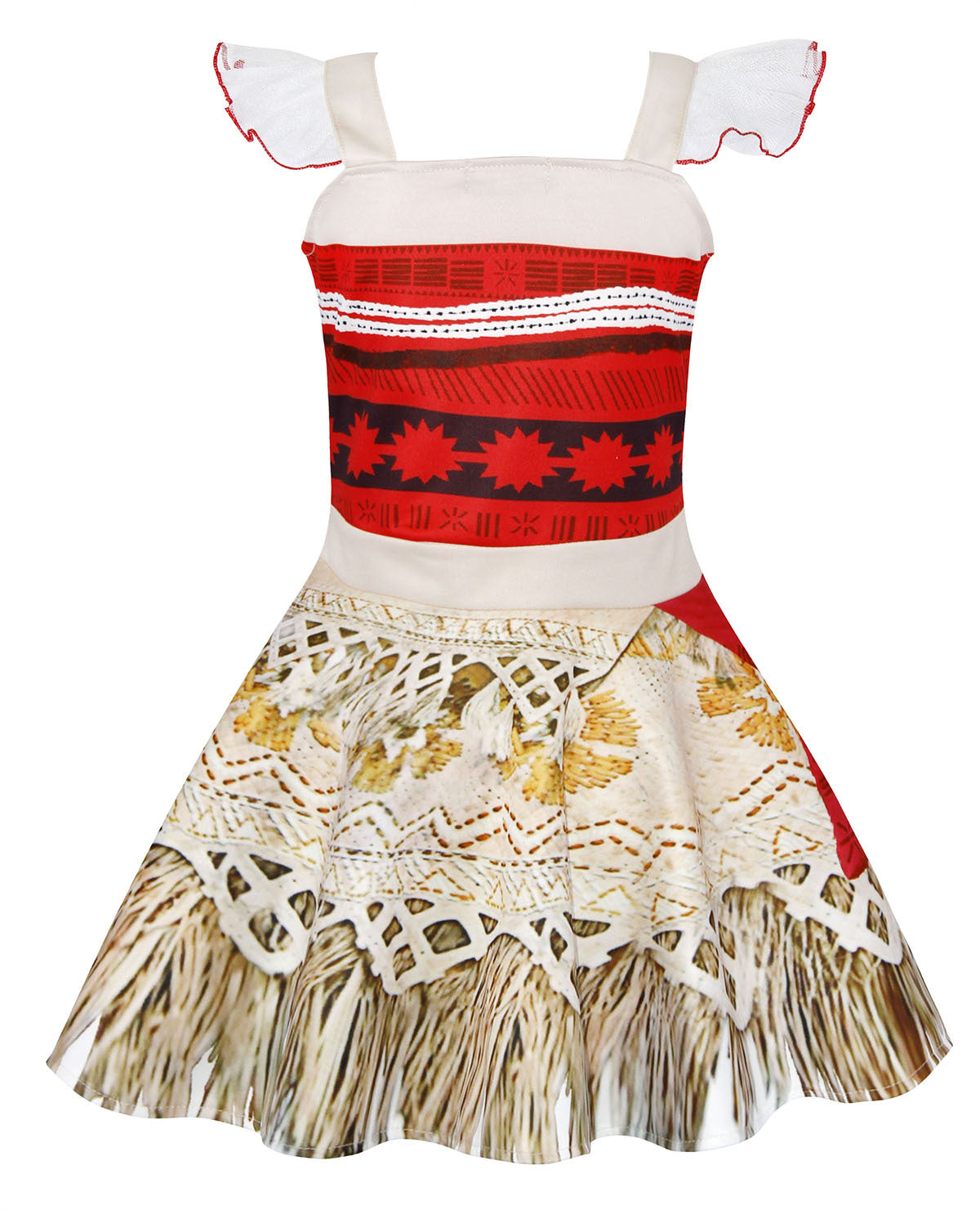 Moana Costume for Kids (Red)