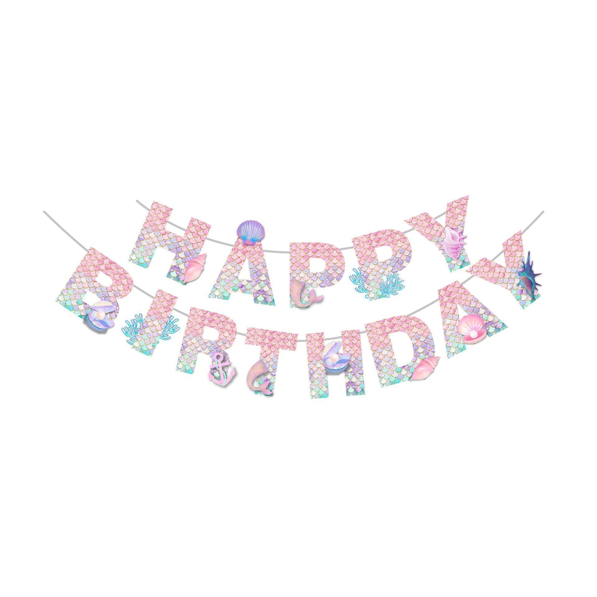 Mermaid Birthday Cutlery Supplies.