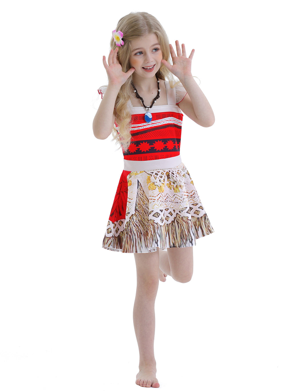 Moana Costume for Kids (Red).