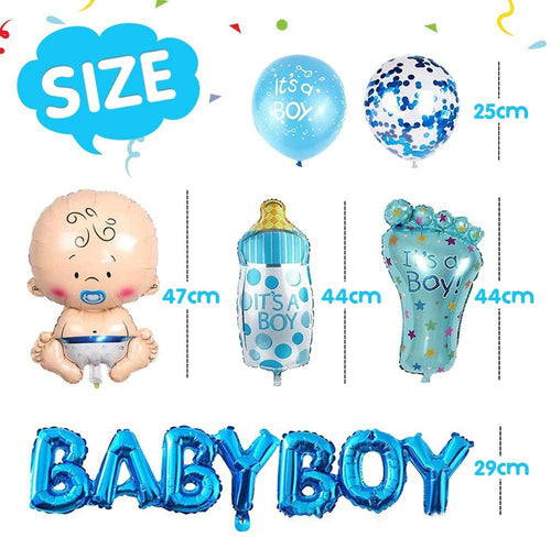 Baby Shower for Boys, BM Trading is providing all party items and a complete party boxes for your love ones. Get Baby Shower for Boys party balloons, cake toppers and more., Party Supply Kits, Party Corner