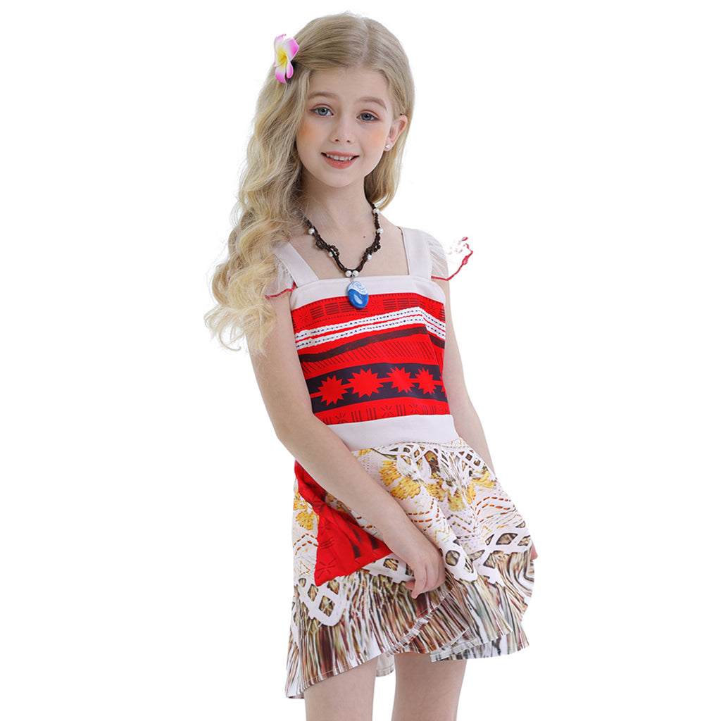 Moana Costume for Kids (Red).