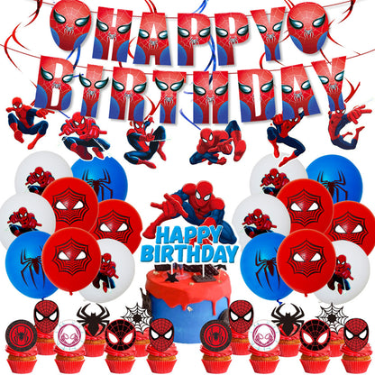 Spiderman Birthday Decoration.