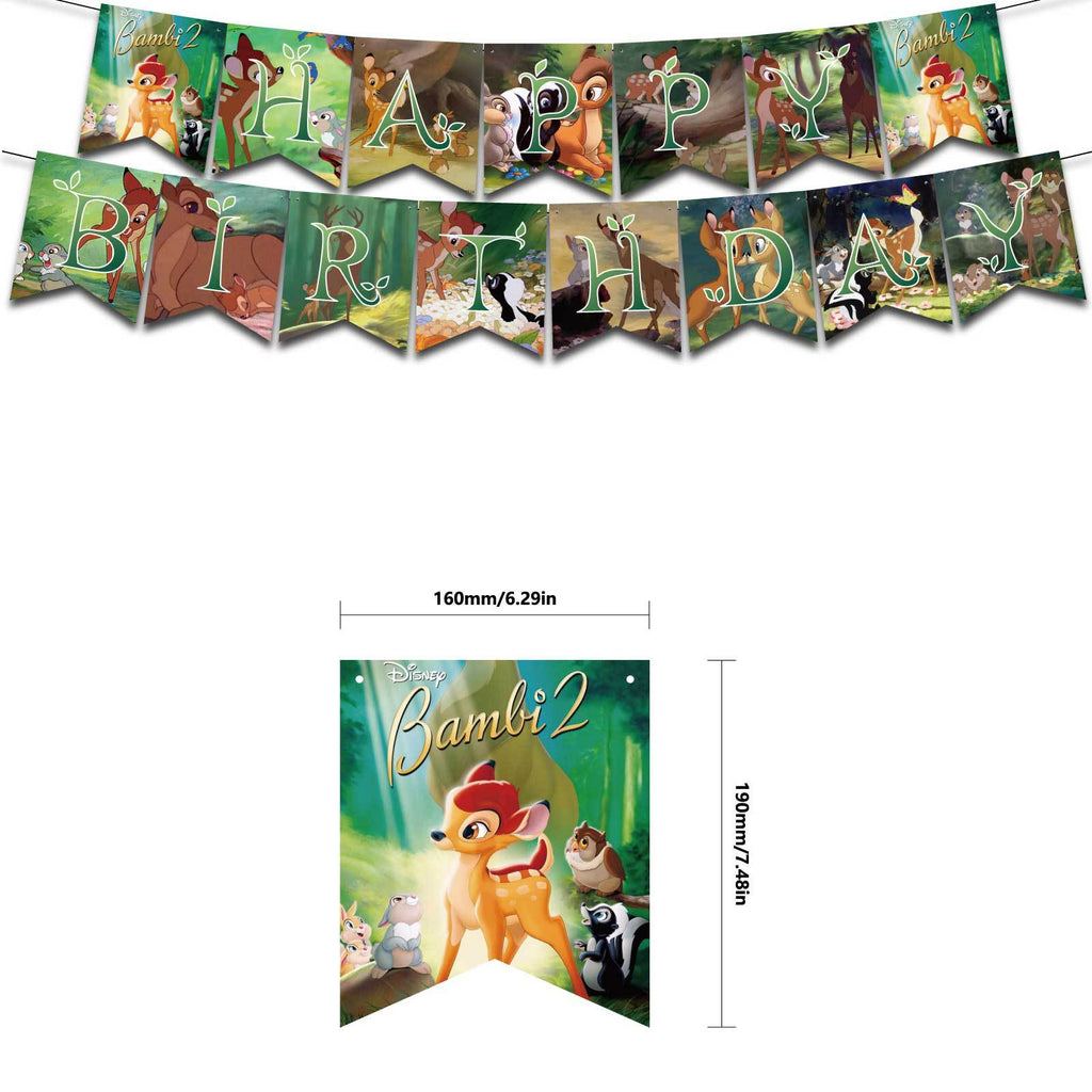 Deer Bambi Birthday Party Decorations.