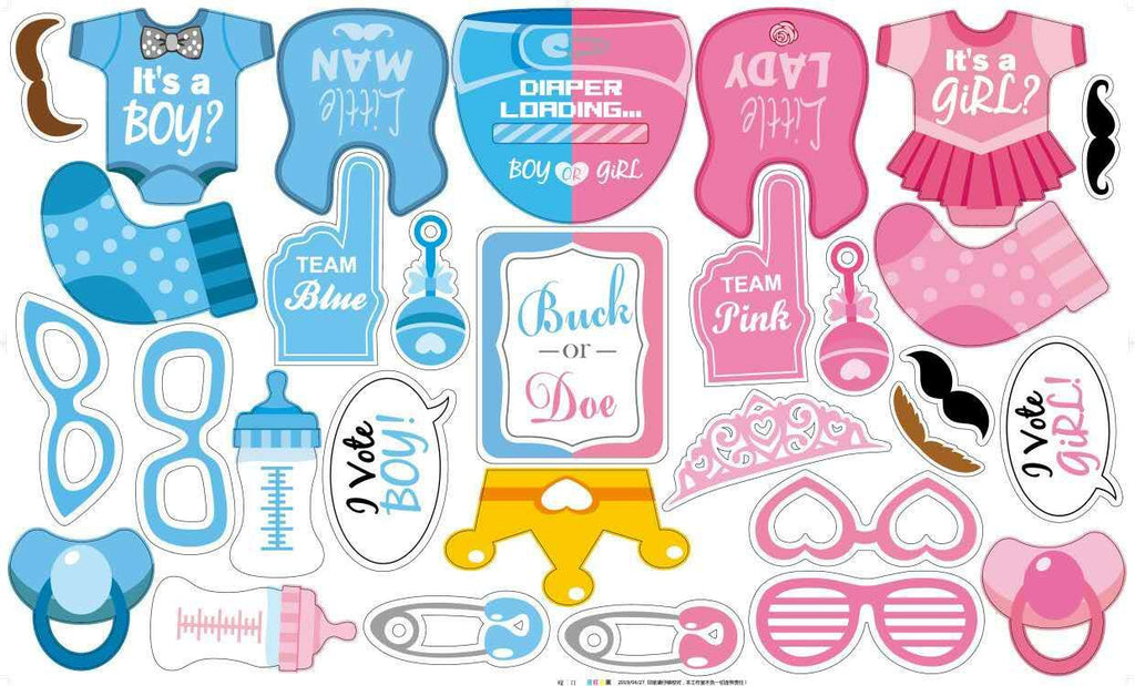 Gender Reveal Party Decorations.