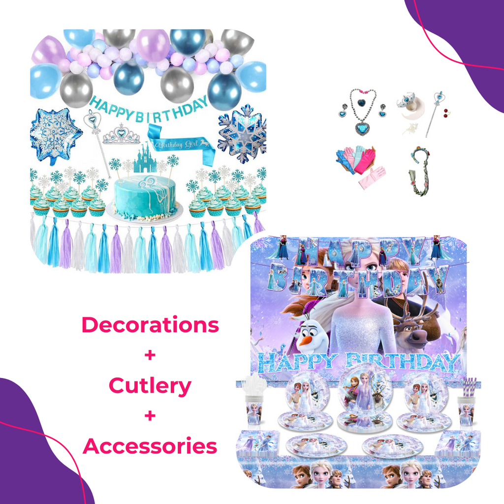 Frozen Party Bundle 1, Frozen Party Bundle 1, Party Supply Kits, Party Corner