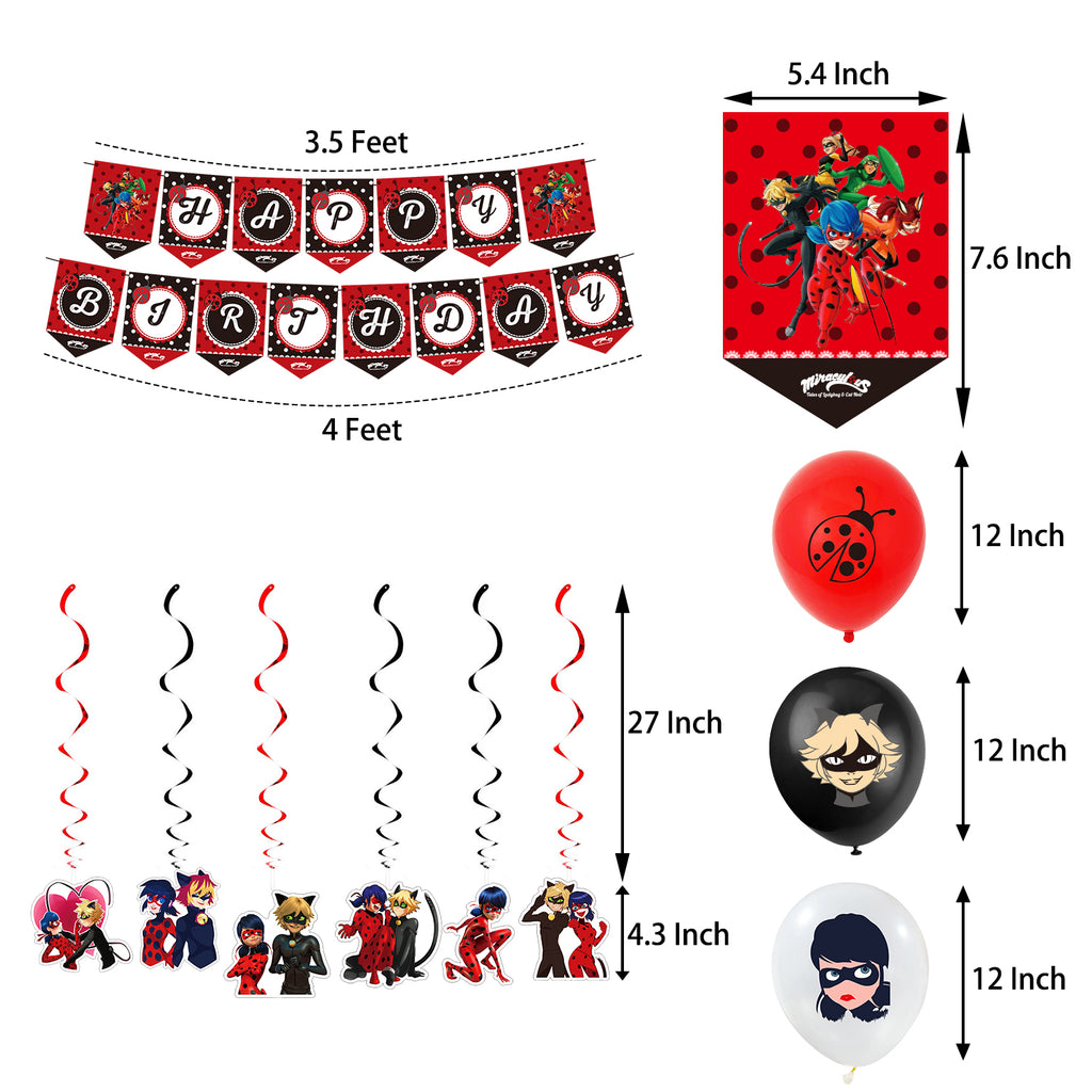 Ladybug Birthday Party Decorations 1.