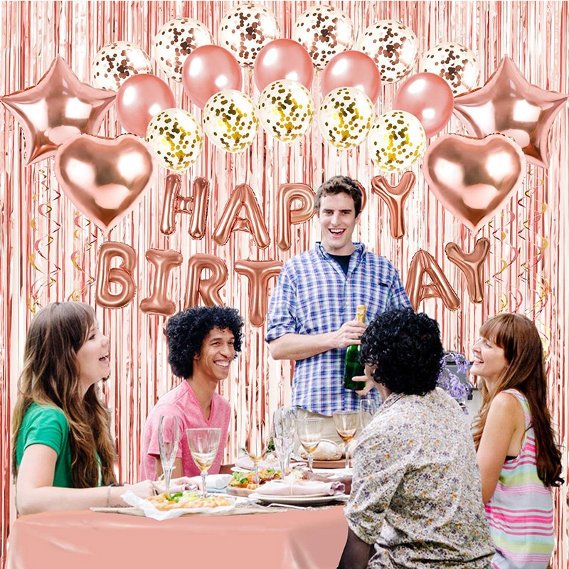 Rose Gold Party Supplies.