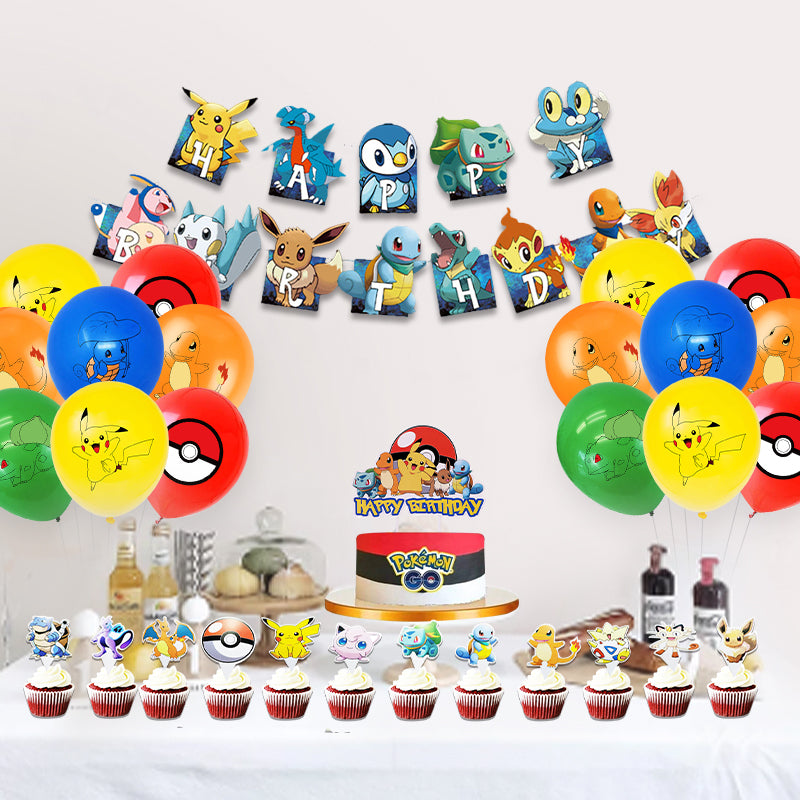 Pokemon Birthday Party Decorations.