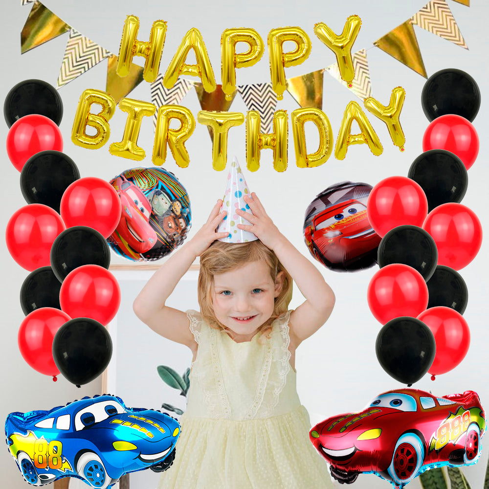 Disney Lightning McQueen Birthday Party Decorations.