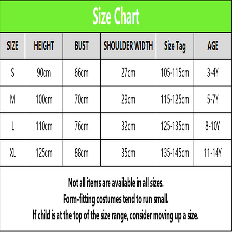 Caterpillar Costume Supplies.