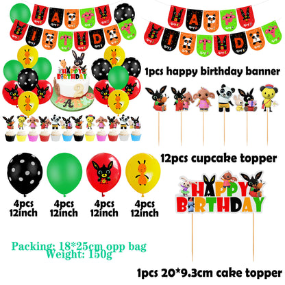 Bing Bunny Birthday Party Decorations