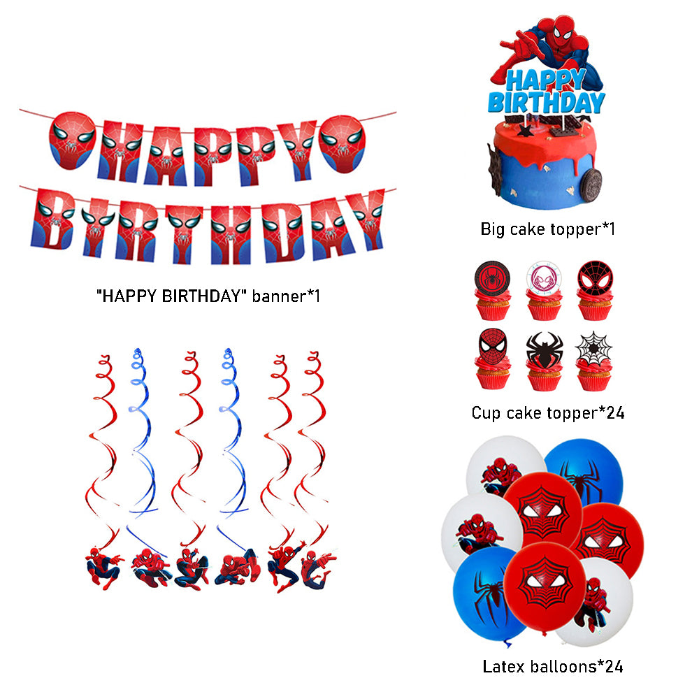 Spiderman Birthday Decoration.