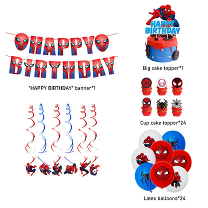 Spiderman Birthday Decoration.