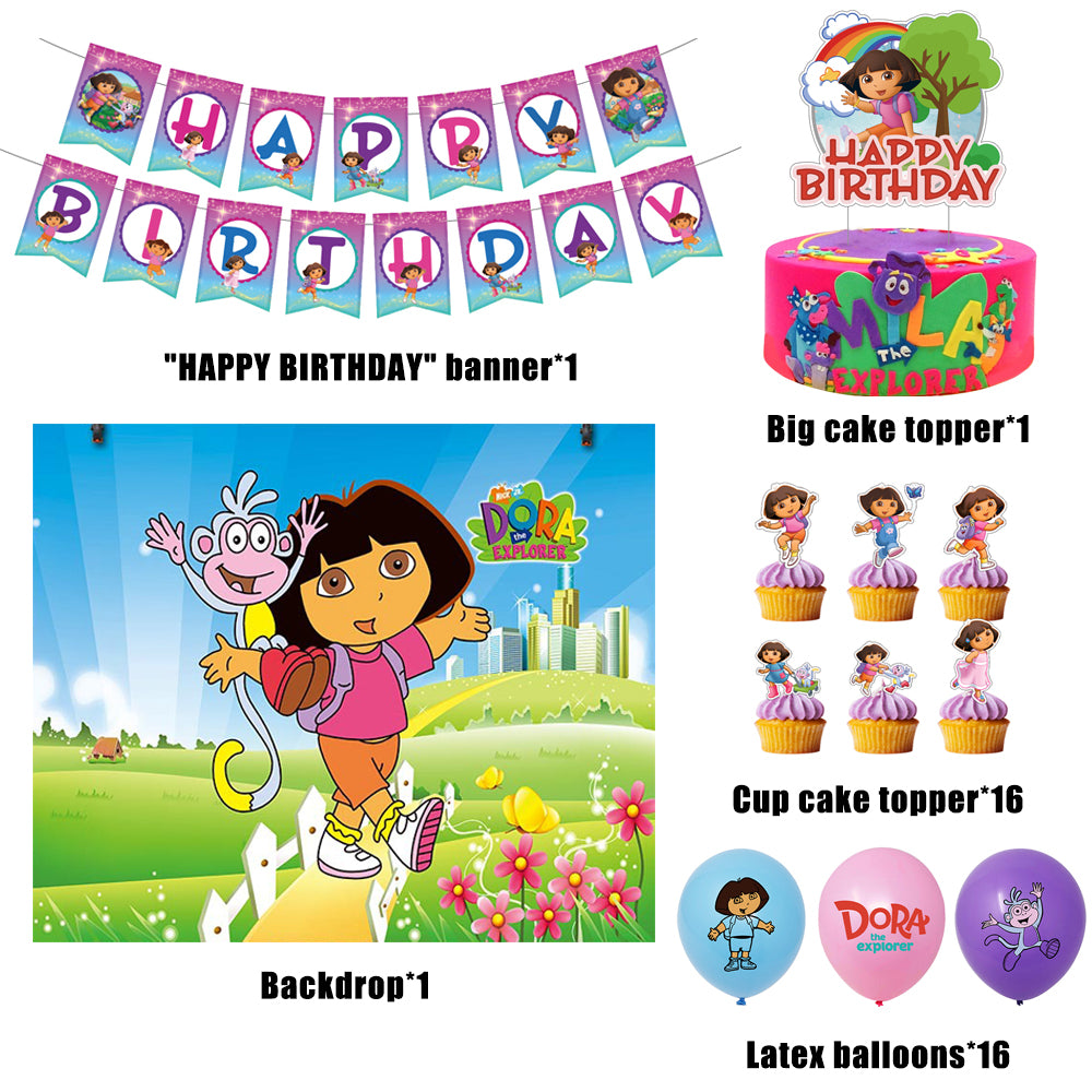 Dora the Explorer Birthday Party Decorations.
