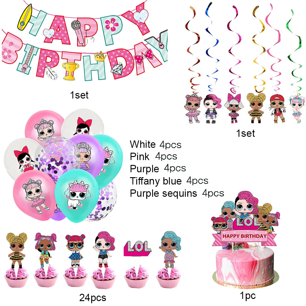 LOL Surprise Birthday Party Decorations.