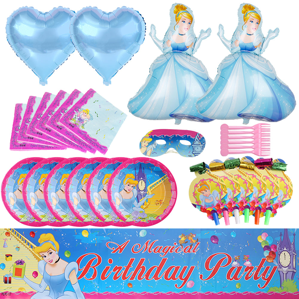 Cinderella (Disney Princess) Birthday Party Supplies.