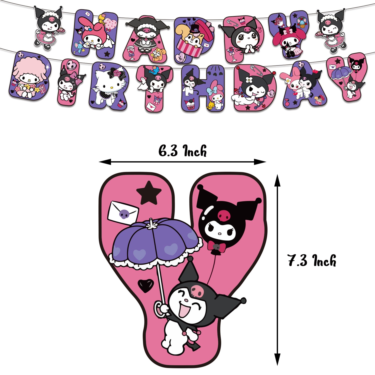 Saniro Kuromi - Hello Kitty Party Decorations.