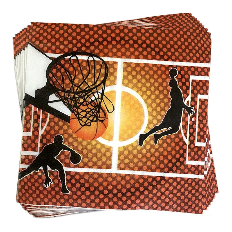 Basketball Themed Decoration Supplies, Party Corner provides Basketball Themed Decoration Supplies in UAE, Saudia, Qatar, Bahrain, and Oman. Get birthday party balloons and much more. Order now!, Party Supply Kits, Party Corner