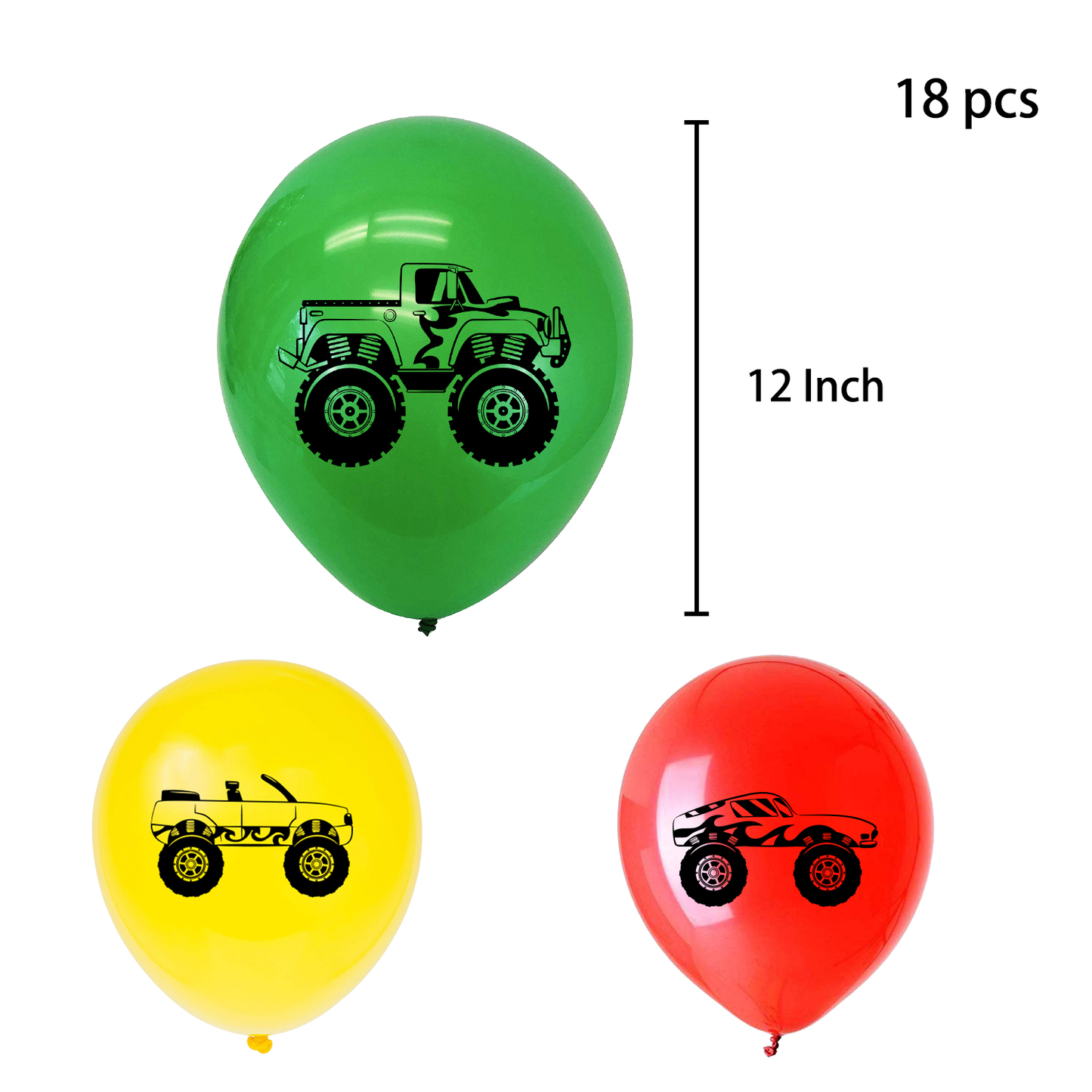 Monster Trucks Birthday Party Decorations (Racing Cars)