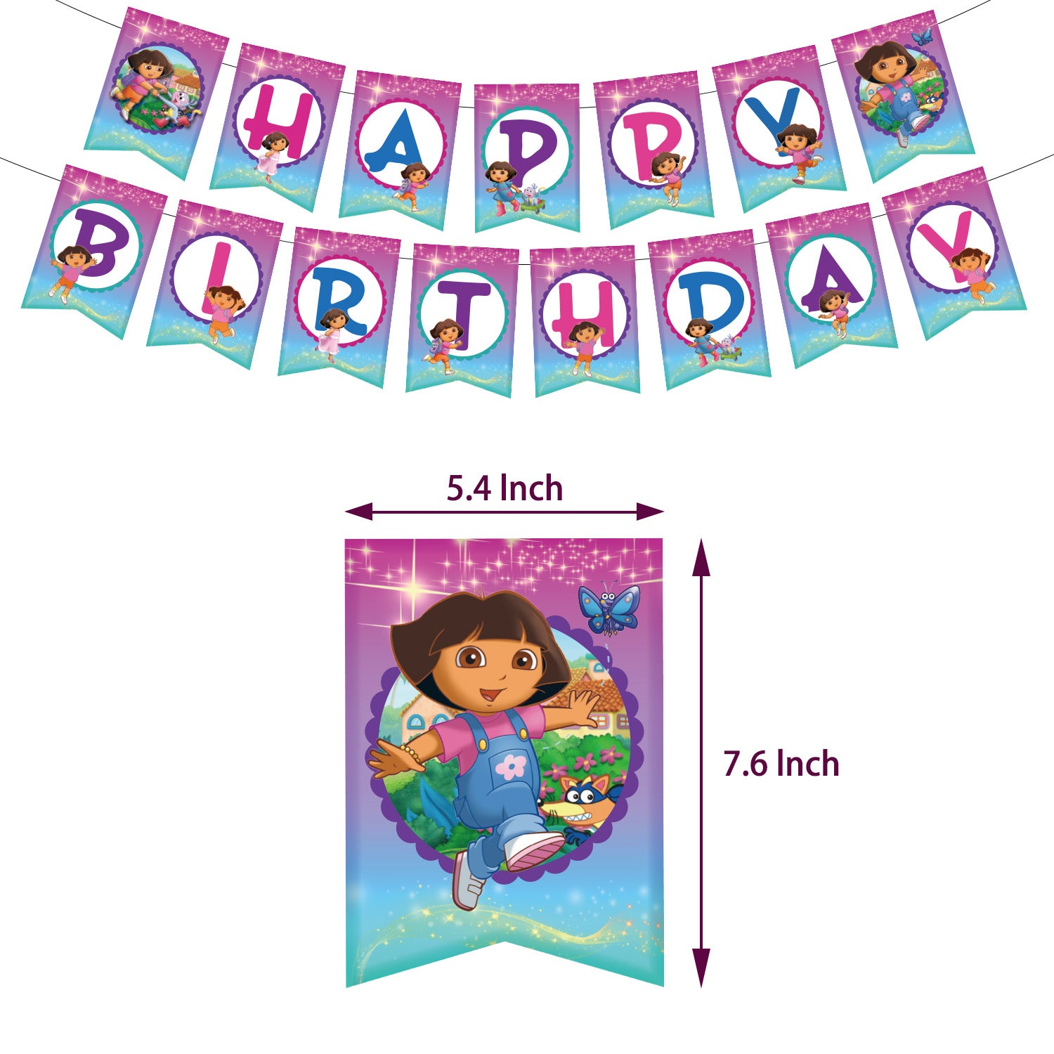 Dora the Explorer Birthday Party Decorations.