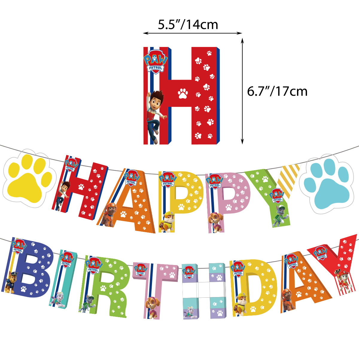 Paw Patrol Birthday Decorations.