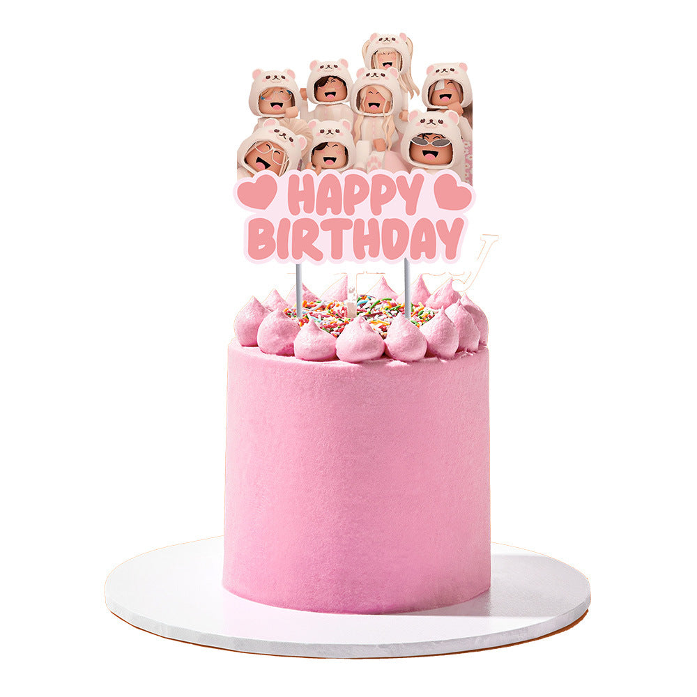 Roblox Pink Birthday Party Decorations.