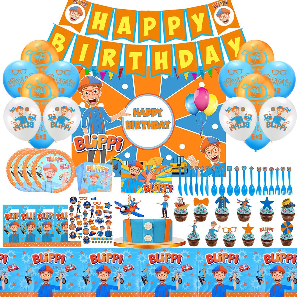 Blippi Birthday Party Supplies.