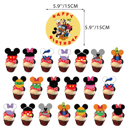Mickey and Minnie Mouse Birthday Decorations