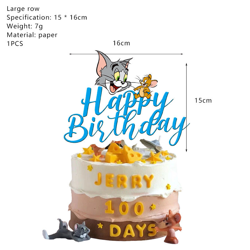 Tom and Jerry Birthday Party Decorations.