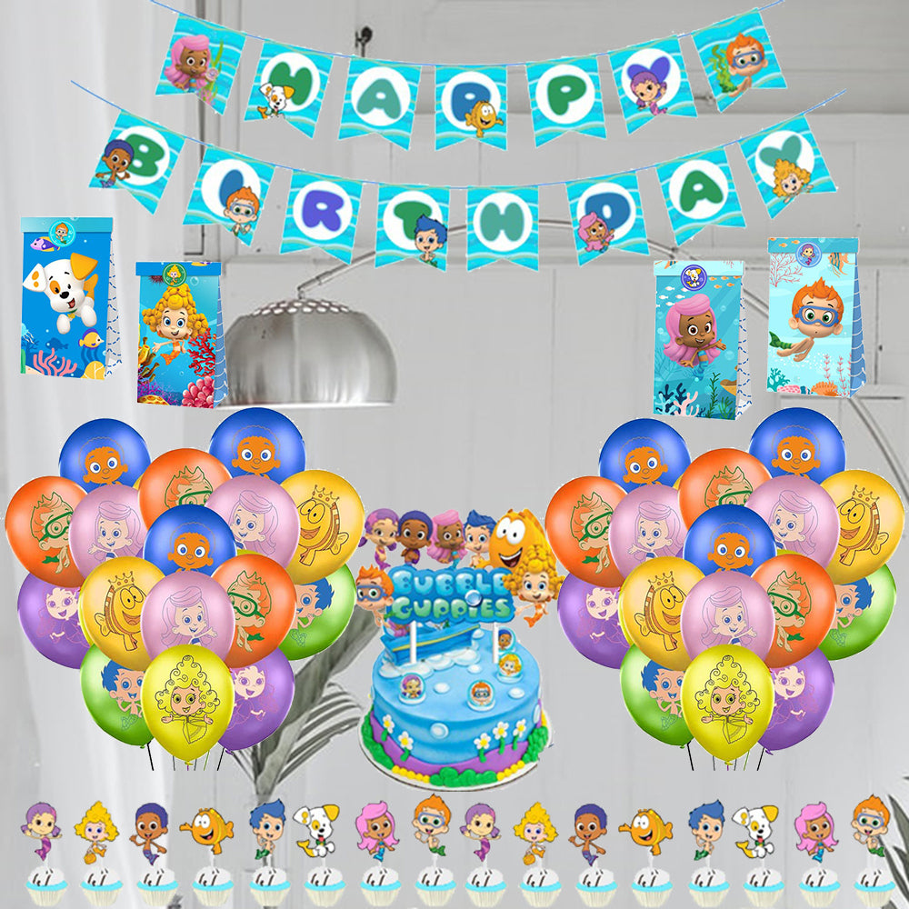 Bubble Guppies Birthday Party Decorations.