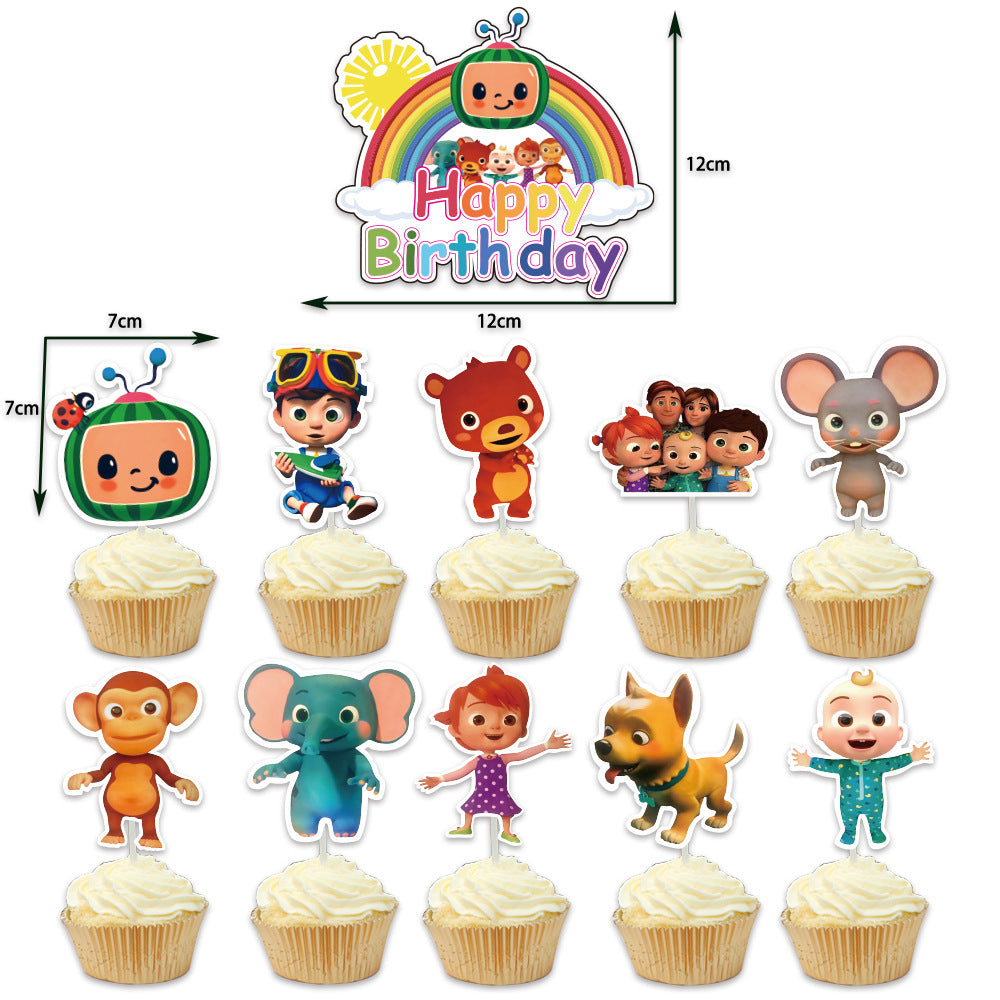 Cocomelon Birthday Decorations, Buy Cocomelon birthday supplies online in UAE, Saudia, Qatar, Bahrain and Oman at best price from partycorner.ae. Order online now!, Party Supply Kits, Party Corner