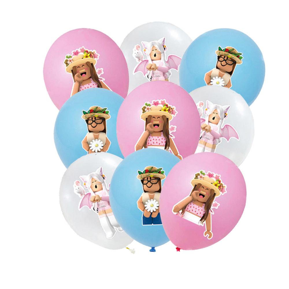 Roblox Pink Birthday Party Decorations.