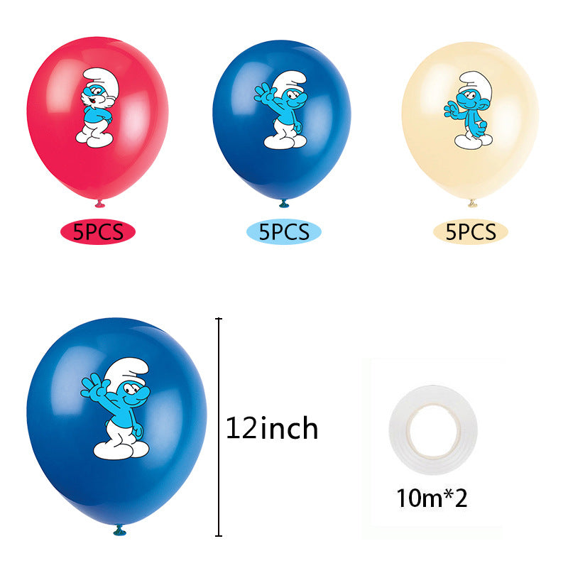 The Smurfs Birthday Decorations.