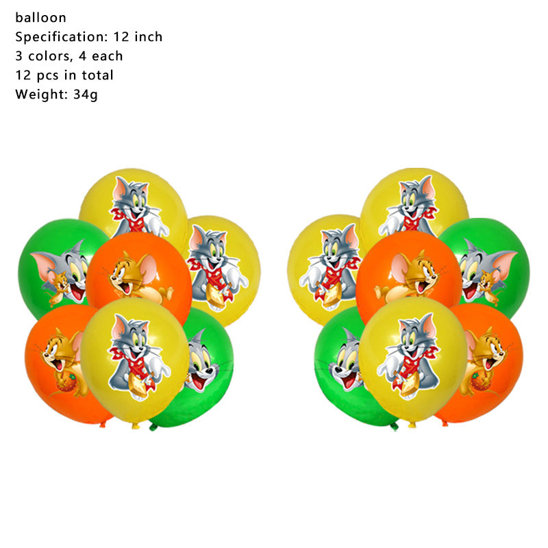 Tom and Jerry Birthday Party Decorations, Party Corner provides Tom and jerry birthday party decorations in UAE, Saudia, Qatar, Bahrain, and Oman. Get birthday party balloons, and much more. Order now!, Party Supply Kits, Party Corner